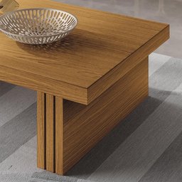 Mesa de Centro Luna sem Espelho Cinamomo/Off White - HB Móveis - 4