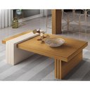 Ver imagem 1 de Mesa de Centro Luna sem Espelho Cinamomo/Off White - HB Móveis