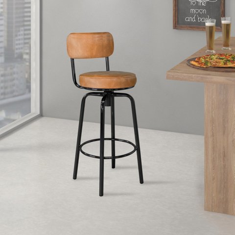 Banqueta Giratória em Aço Capadócia Yescasa