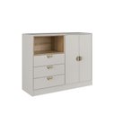 Ver imagem 4 de Cômoda Infantil 112,6cm com 2 Portas e 3 Gavetas Dl1080 Lille Art In Móveis