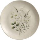 Ver imagem 2 de Kit Prato Raso 26,5cm e Fundo 21cm Ammi Arauco Cerâmica Porto Brasil Floral Verde 2pç