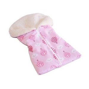 Saco de Bebê com Sherpa G - Balão Pink