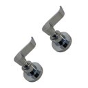 Ver imagem 1 de Kit 2 Acabamento Registro de Chuveiro Banheiro Padrão Deca C77 3/4