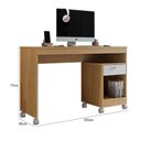 Ver imagem 3 de Mesa de Computador Giga Valdemoveis Cinamomo/off White