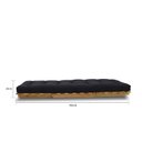 Ver imagem 4 de Sofá-cama Futon Slim S 01 Lugar Cor Preto