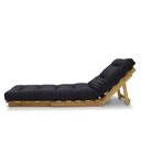 Ver imagem 3 de Sofá-cama Futon Slim S 01 Lugar Cor Preto