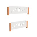 Ver imagem 3 de Beliche Solteiro Reforçado Star com Cama Auxiliar - Branco com Mel