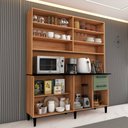 Ver imagem 2 de Cozinha Compacta Vitória 7 Portas 2 Gavetas Freijó/verde - Panorama Móveis
