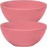 Kit 8 Tigela Color Rosa Sobremesa Salada Bowl Pequena 600ml - 1