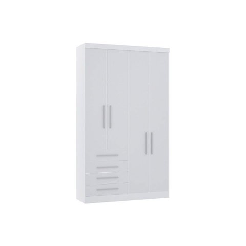Guarda Roupa Modulado 134,50cm 4 Portas e 4 Gavetas Alpes Luciane Móveis