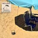 Ver imagem 2 de Guarda-sol Zaka Alumínio 2.5 Metros Turquesa Grande Reforçado com Espiral