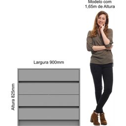 Cômoda Modulada 4 Gavetas Urban - 5