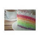 Ver imagem 1 de Jogo Americano Decorativo com 06 Un. para Prato e Copos Bolo Colorido - D'Rossi DRossi