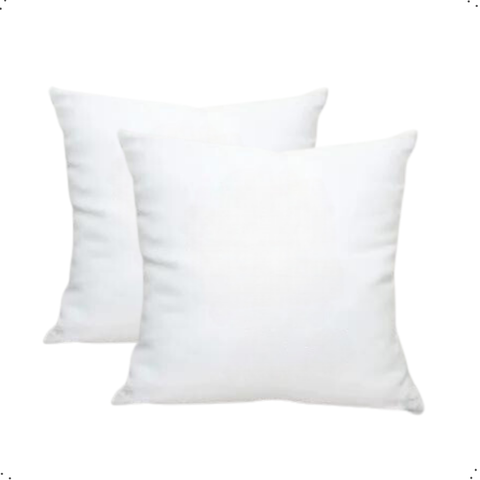 Kit 02 Refil de Almofada 60cm X 60cm Muito Resistente Macio Sala Decoração Quarto
