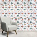 Ver imagem 3 de Papel de Parede Infantil Carrinhos Mod 57-60x300cm