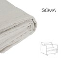 Ver imagem 2 de Capas Poltrona Sôma CabeCasa MadeiraOriginals Bege/Marrom