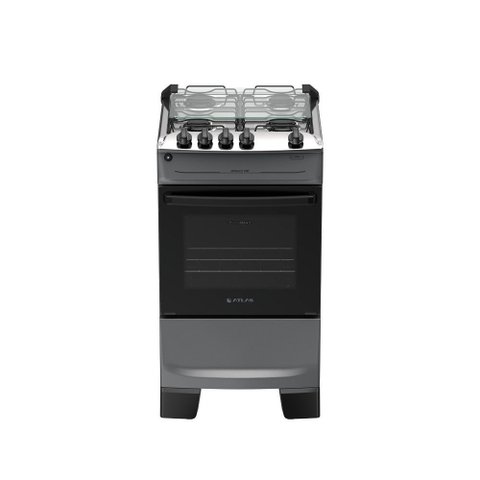 Fogão 4 Bocas Atlas Mônaco Top com Mesa Inox