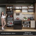Ver imagem 6 de Armário de Cozinha Completa 270cm Rustic/crema Agata Madesa 07