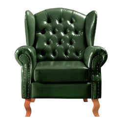 Poltrona Chesterfield Imperador Botonê Vintage - 1