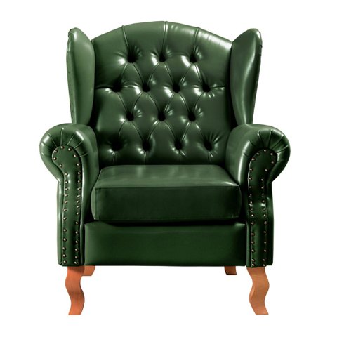 Poltrona Chesterfield Imperador Botonê Vintage