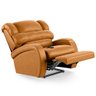 Poltrona do Papai Sala de Cinema Reclinável Kylie Controle Power Elétrico PU Caramelo G23 Gran Belo  - 8