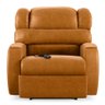 Poltrona do Papai Sala de Cinema Reclinável Kylie Controle Power Elétrico PU Caramelo G23 Gran Belo  - 2