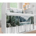 Ver imagem 3 de Kit Berço Enxoval Paisagem Floresta - Kt618