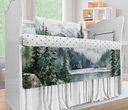 Ver imagem 3 de Kit Berço Enxoval Paisagem Floresta - Kt618