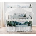 Ver imagem 2 de Kit Berço Enxoval Paisagem Floresta - Kt618