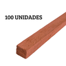 100 Ripas Sarrafos Eucalipto 1x1x70cm Aplainado Artesanato - 2