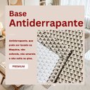 Ver imagem 6 de Tapete para Sala e Quarto 2,00 x 3,00m Antiderrapante Cru Marrom Artesanal 100% Algodão Rústico