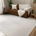 Ver imagem 2 de Tapete para Sala e Quarto 2,00 X 3,00m Antiderrapante Cru Marrom Artesanal 100% Algodão Rústico