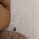 Ver imagem 4 de Tapete para Sala e Quarto 2,00 X 3,00m Antiderrapante Cru Marrom Artesanal 100% Algodão Rústico