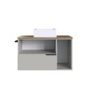 Ver imagem 7 de Gabinete de Banheiro com Cuba 2 Portas 1 Gaveta Toalheiro 80cm Suspenso Multimóveis Crpro-BAL014