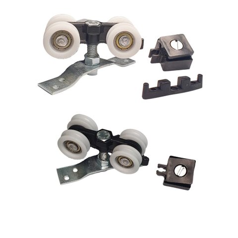 Par Roldanas 28mm P/ Trilho Porta Correr Alumínio Padrão 35x35 - Rda-4