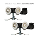 Ver imagem 2 de Par Roldanas 28mm P/ Trilho Porta Correr Alumínio Padrão 35x35 - Rda-4