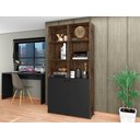 Ver imagem 3 de Estante para Livros 2 Portas Office Castani Hungria Bela Casa