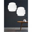 Ver imagem 5 de Lustre para Sala de Jantar Vivare Md-4394 Cúpula em Tecido 50cm Branco 127/220v
