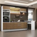 Ver imagem 1 de Armário de Cozinha Completa 315cm Branco/Rustic Glamy Madesa 01