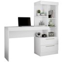 Ver imagem 2 de Mesa para Computador 2 Gavetas Cartel Branco/rosa - Pnr Móveis