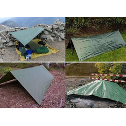 Lona Plástica Verde Impermeável 300 Micras Multiuso 4x6 / 6x4 - 5
