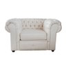 Poltrona Chesterfield 01 Lugar 1.20 Marfim - Wood Prime 54046 Exclusivo Wood Prime - 1