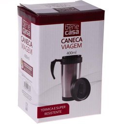 Caneca para Viagem Térmica com Tampa 400ml - 2