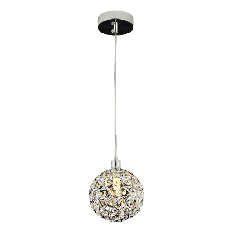 Pendente Globinho de Cristal 12cm Quarto Cabeceira de Cama