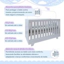 Ver imagem 6 de Quarto de Bebê Completo 100% MDF com Cômoda Berço e Guarda Roupa 1 MDF Nina