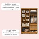 Ver imagem 6 de Quarto de Bebê Completo 100% MDF com Cômoda Berço e Guarda Roupa 1 MDF Nina