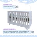 Ver imagem 5 de Quarto de Bebê Completo 100% MDF com Cômoda Berço e Guarda Roupa 1 MDF Nina