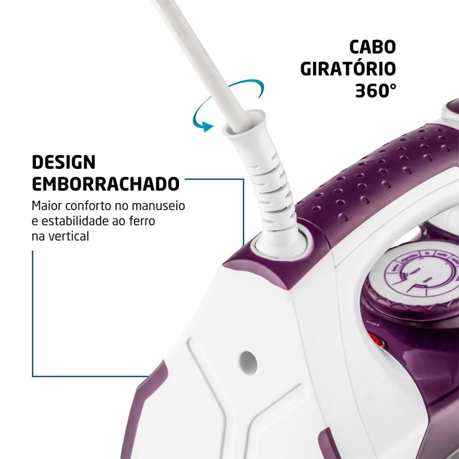 Ferro a Vapor Ceramic Express 1200 127v F-40 Mondial - 8