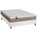 Ver imagem 1 de Cama Box Viúva: Colchão Molas Ensacadas Orthoflex Sensitive + Base Crc Courano White (128x188)
