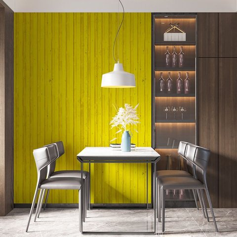 Papel de Parede Adesivo Contêiner Amarelo - 3,0m